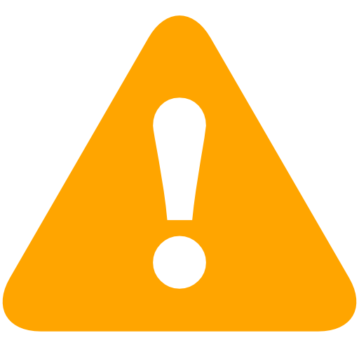 orange error icon
